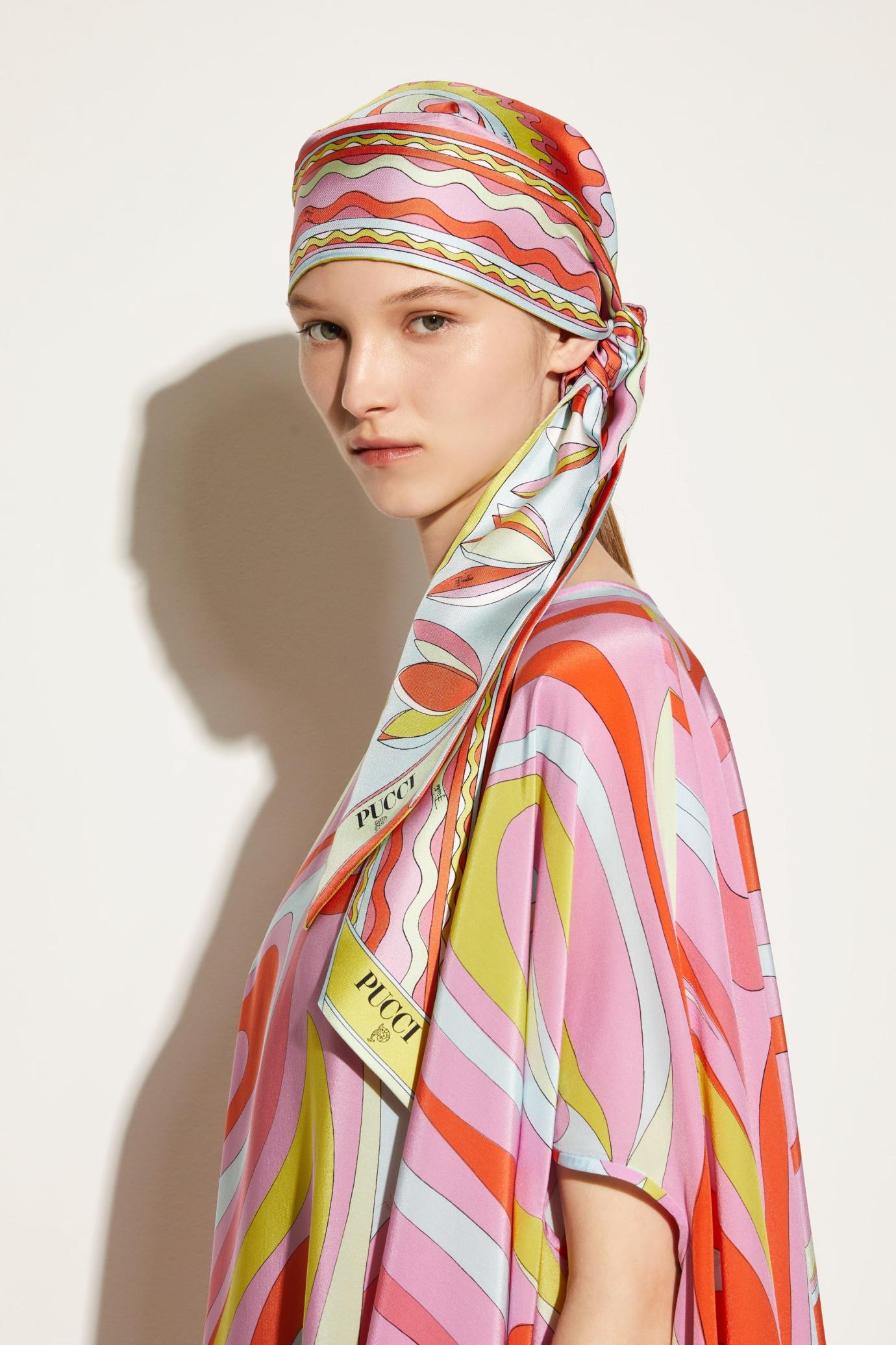 PUCCI Silks | Women Bersaglio-Print Silk-Twill Scarf