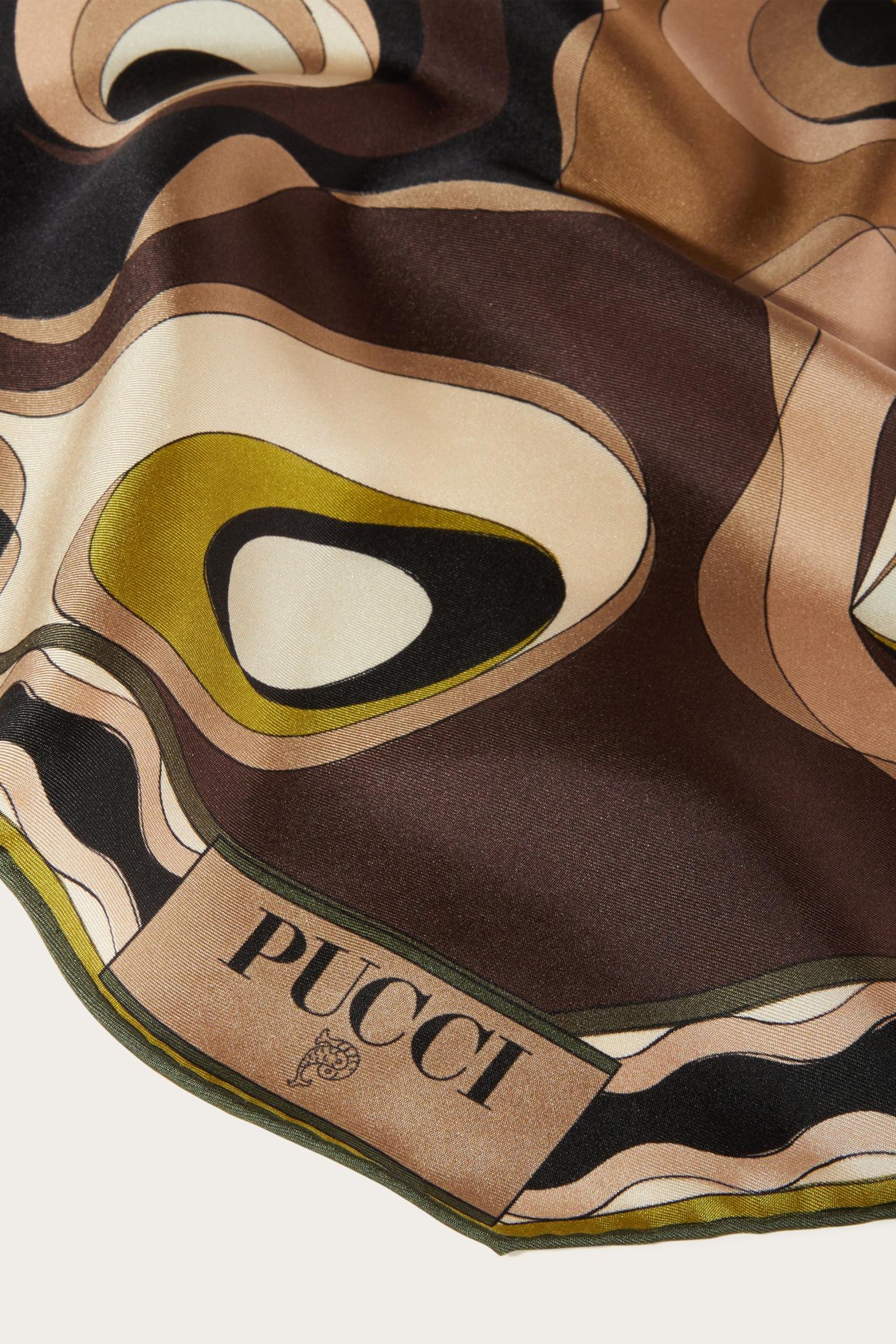 PUCCI Silks | Women Bersaglio-Print Silk-Twill Scarf