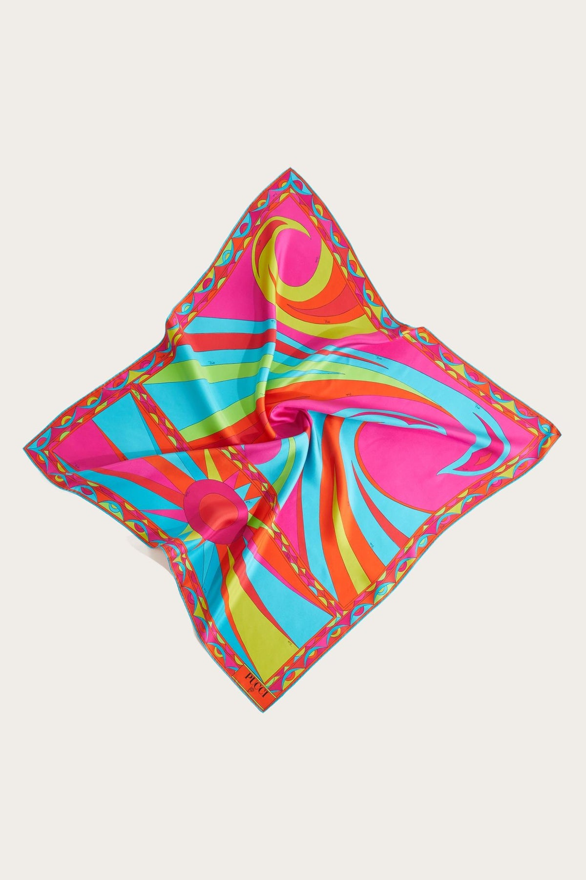 PUCCI Silks | Women Cigni-Print Large Silk-Twill Carré