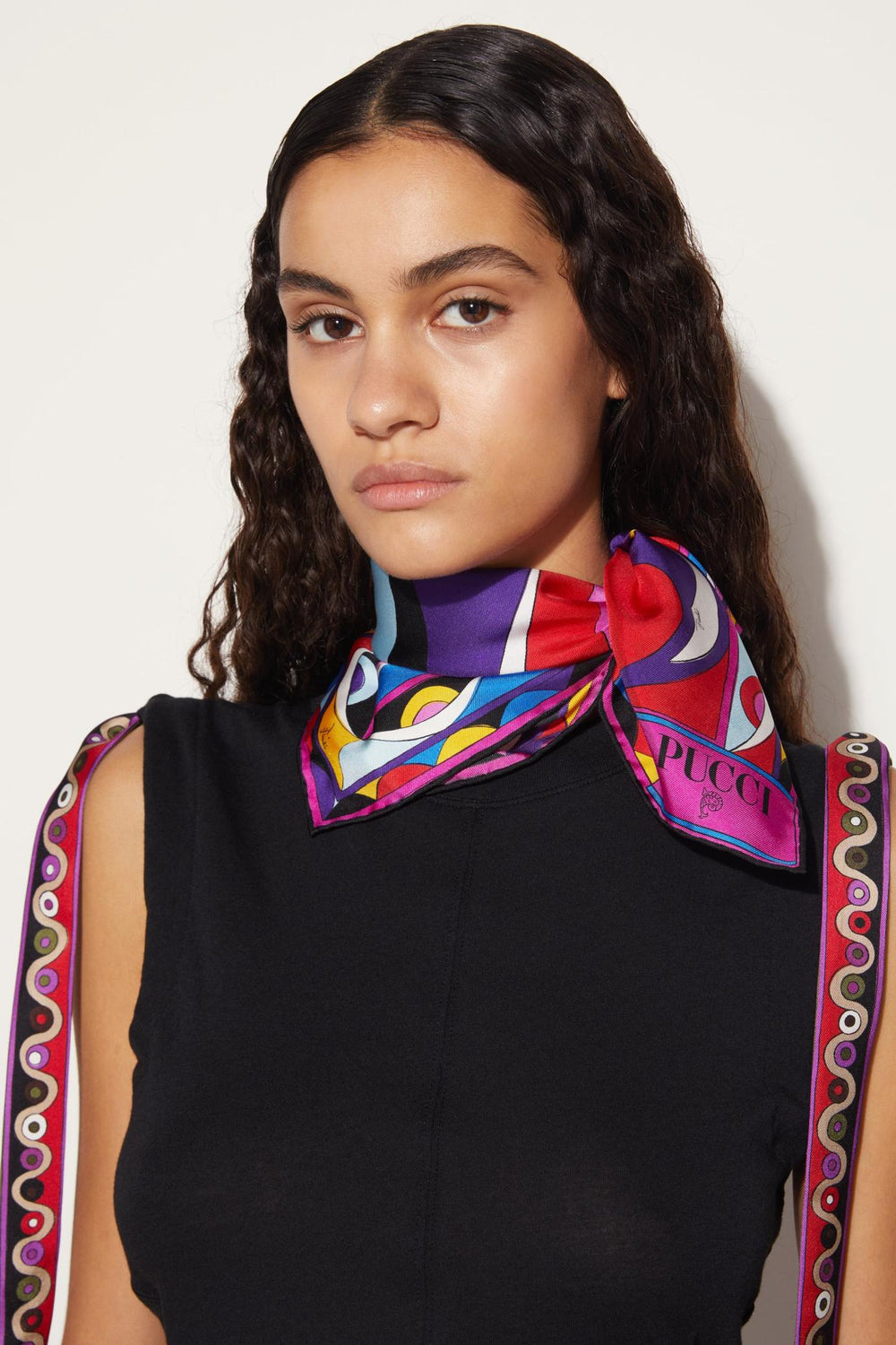 PUCCI Silks | Women Cigni-Print Small Silk-Twill Carré