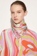 PUCCI Silks | Women Cigni-Print Small Silk-Twill Carré