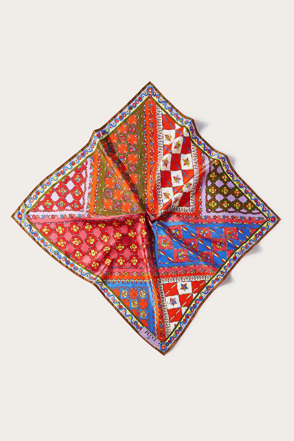 PUCCI Silks | Women Festa-Print Large Silk-Twill Carré