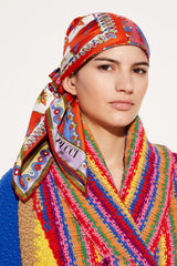 PUCCI Silks | Women Festa-Print Large Silk-Twill Carré