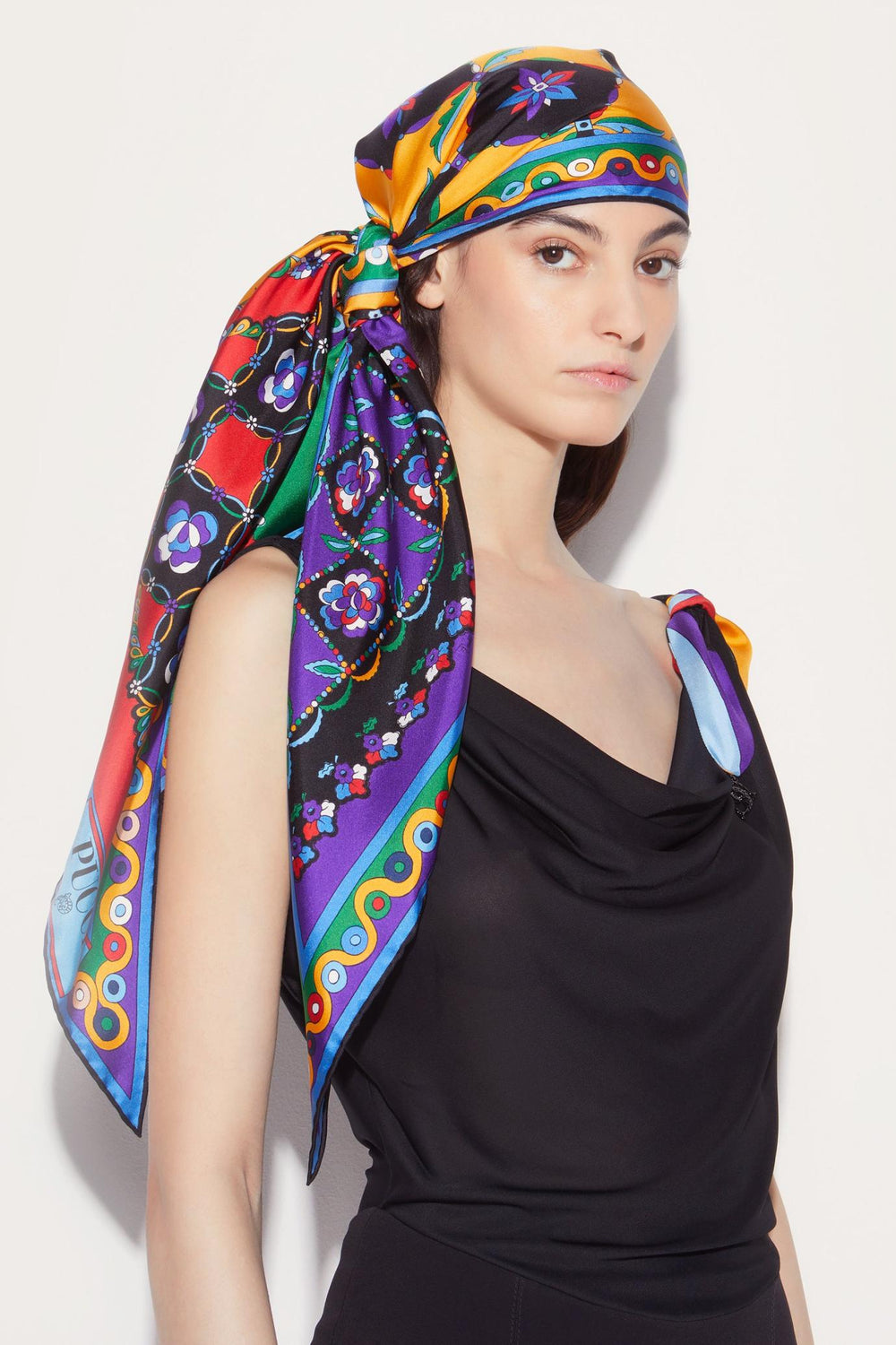 PUCCI Silks | Women Festa-Print Silk-Twill Scarf