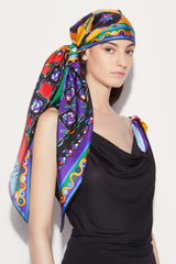PUCCI Silks | Women Festa-Print Silk-Twill Scarf