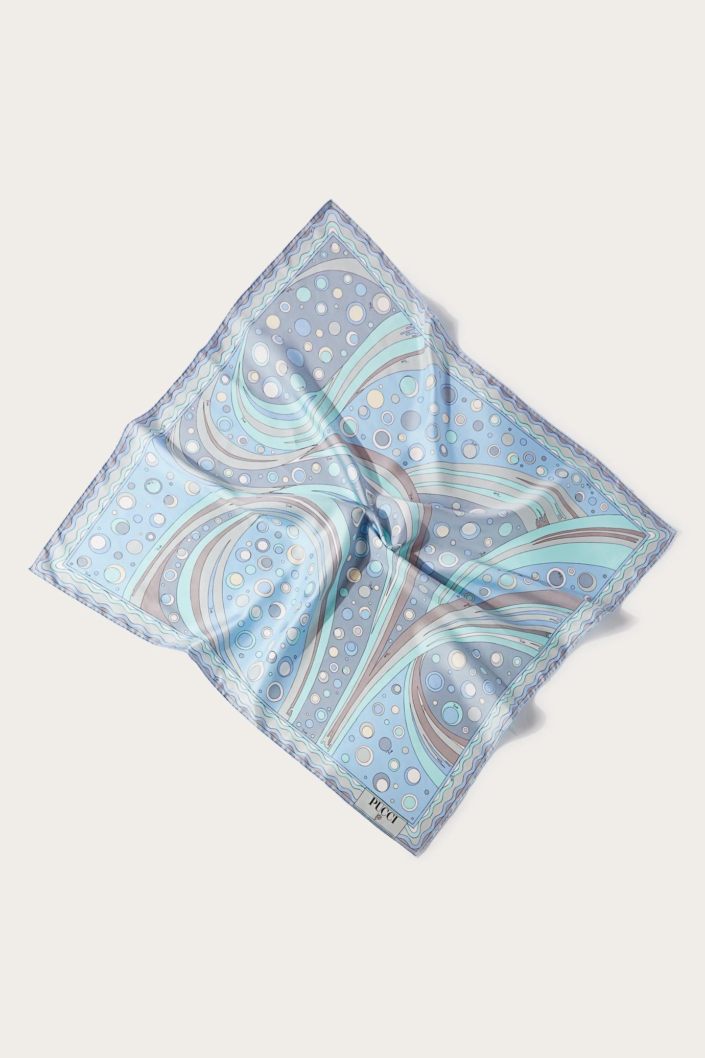 PUCCI Silks | Women Fontane-Print Large Silk-Twill Carré