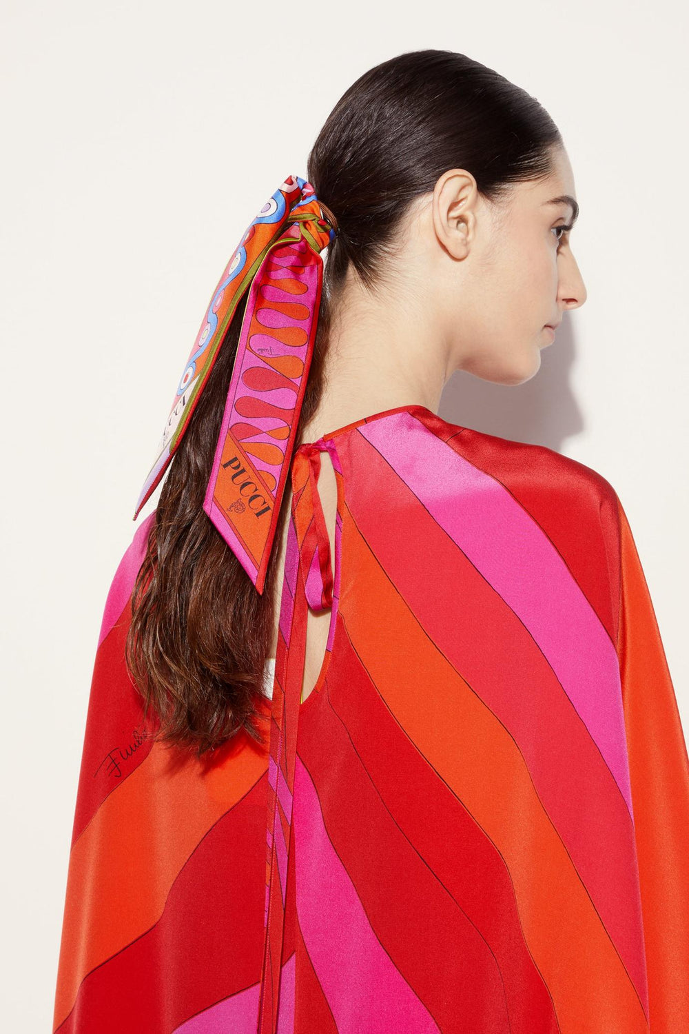 PUCCI Silks | Women Iride And Leocorno-Print Silk-Twill Scarf