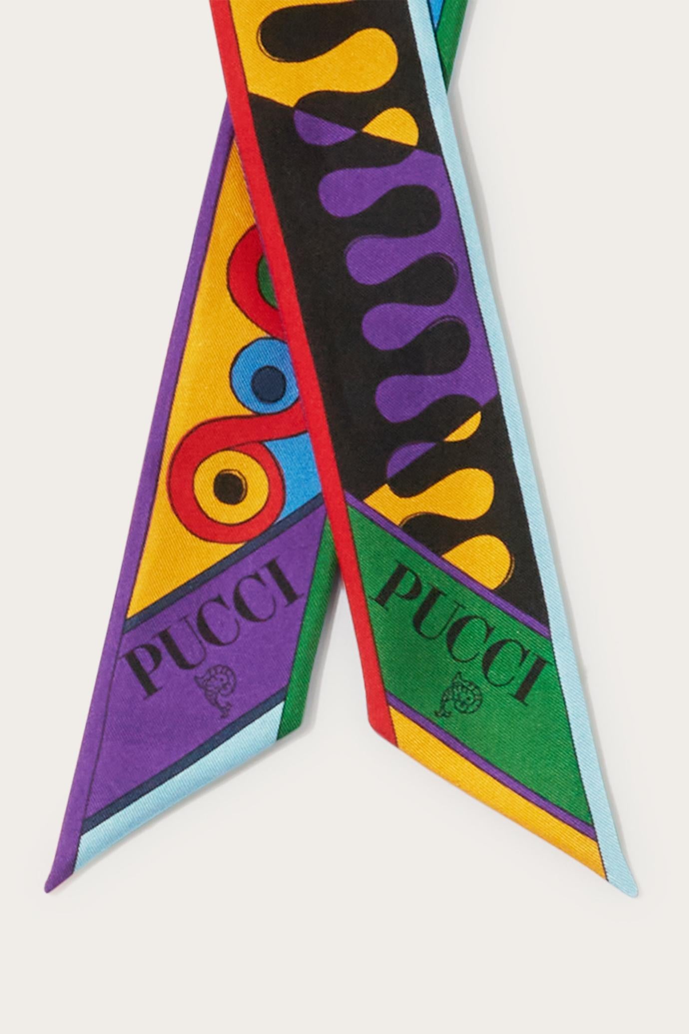 PUCCI Silks | Women Iride And Leocorno-Print Silk-Twill Scarf