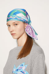 PUCCI Silks | Women Iride And Onde-Print Large Silk-Twill Scarf