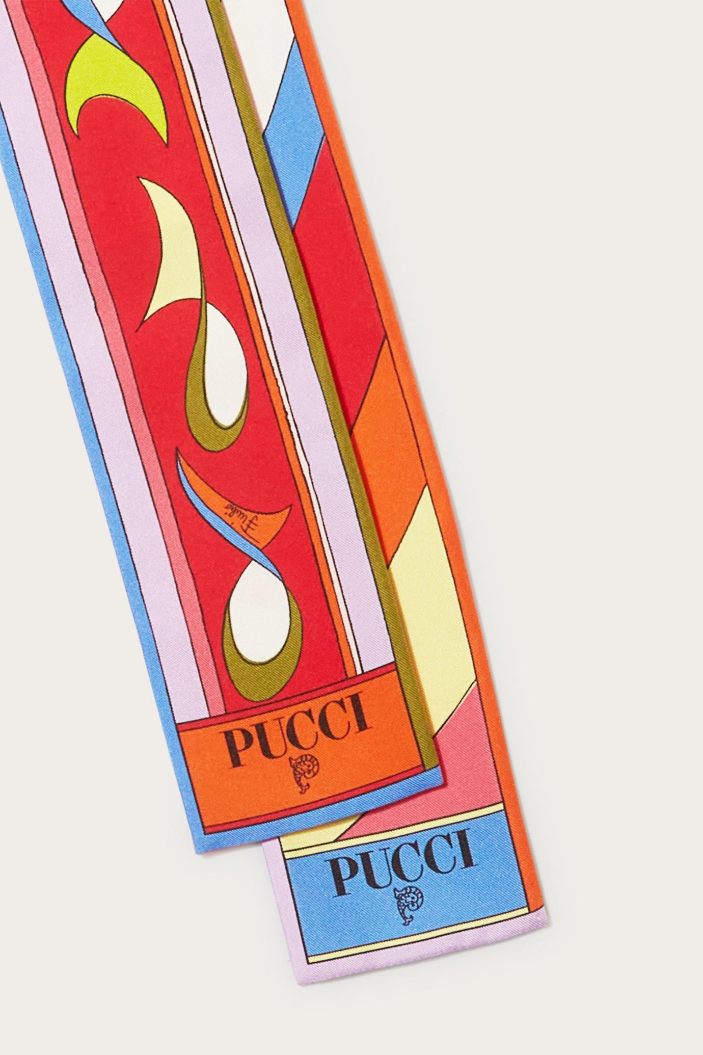 PUCCI Silks | Women Iride And Pesci-Print Silk-Twill Scarf