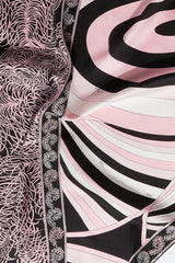 PUCCI Silks | Women Iride And Struzzo-Print Large Silk-Twill Carré
