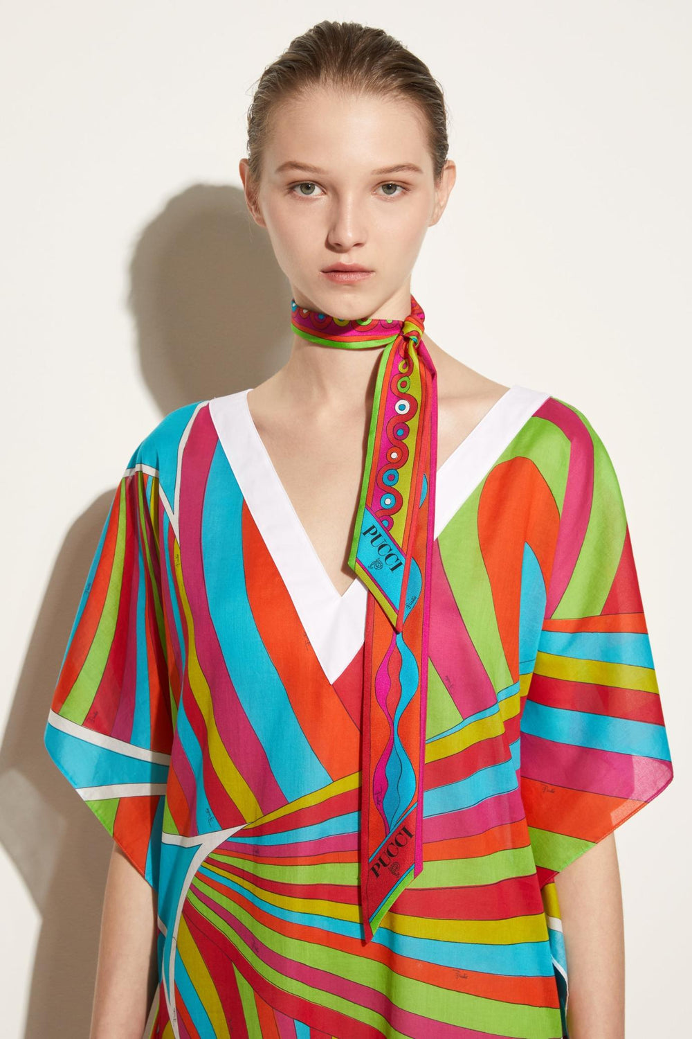 PUCCI Silks | Women Iride-Print Silk Twill Scarf