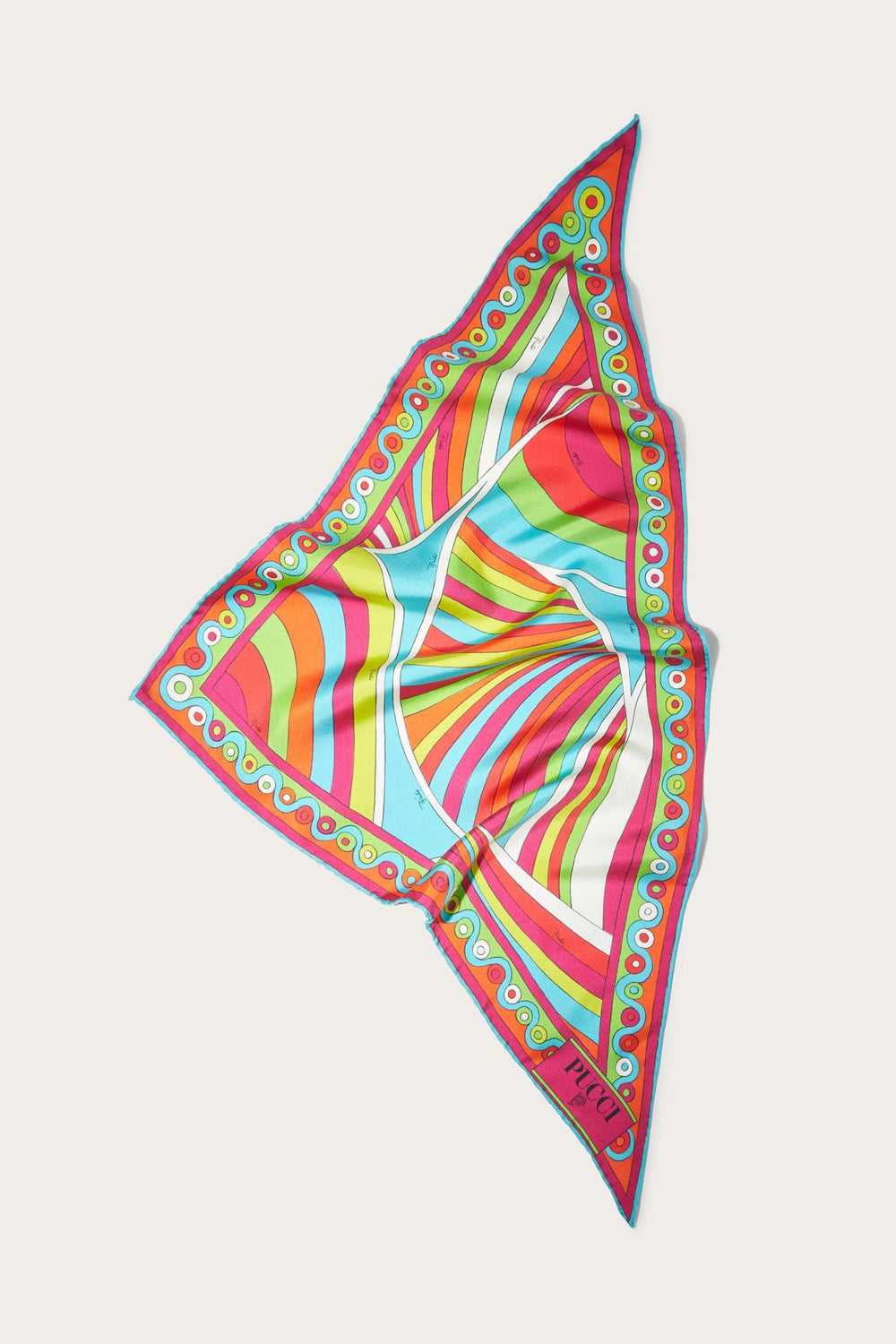 PUCCI Silks | Women Iride-Print Silk-Twill Scarf