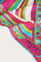 PUCCI Silks | Women Iride-Print Silk-Twill Scarf