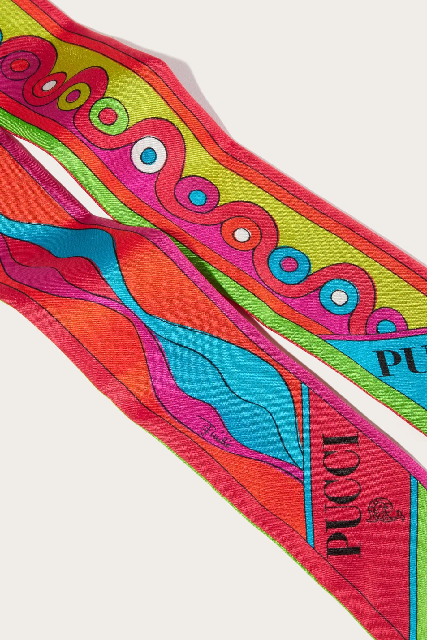 PUCCI Silks | Women Iride-Print Silk Twill Scarf