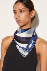 PUCCI Silks | Women Iride-Print Small Silk-Twill Carré