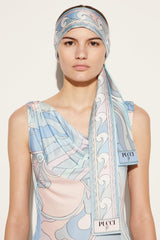 PUCCI Silks | Women Marmo And Boucle-Print Silk-Twill Scarf