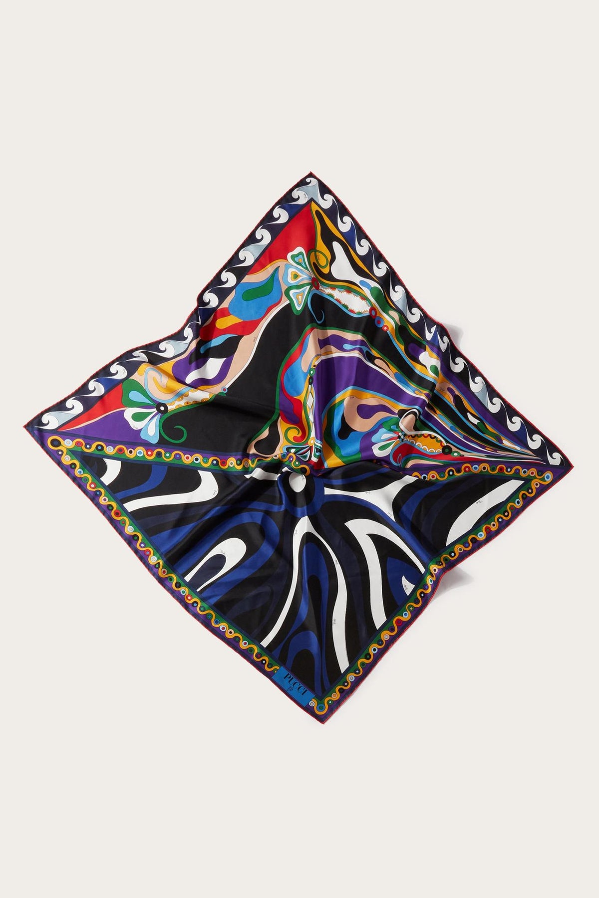 PUCCI Silks | Women Marmo And Orchidee-Print Large Silk-Twill Carré