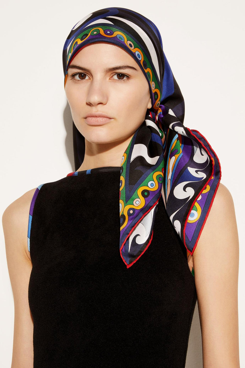 PUCCI Silks | Women Marmo And Orchidee-Print Large Silk-Twill Carré
