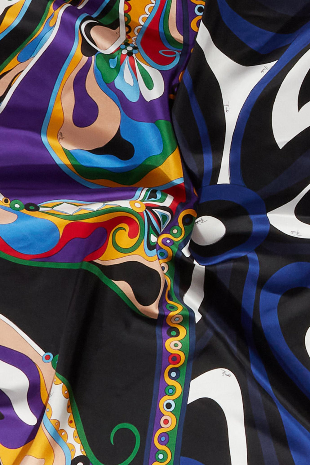 PUCCI Silks | Women Marmo And Orchidee-Print Large Silk-Twill Carré