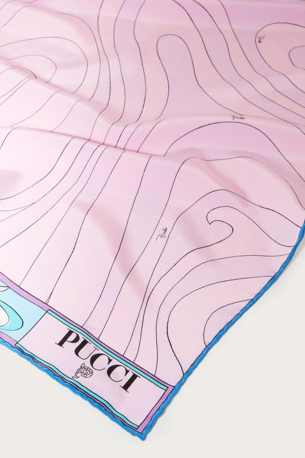 PUCCI Silks | Women Marmo And Pesci-Print Silk Stole