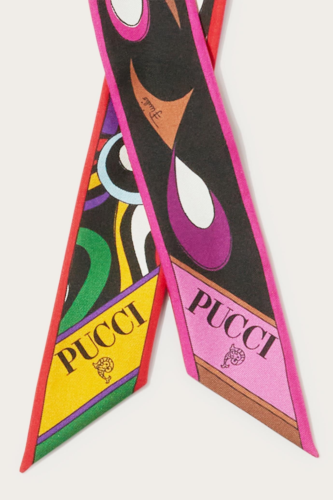 PUCCI Silks | Women Marmo And Pesci-Print Silk Twill Scarf