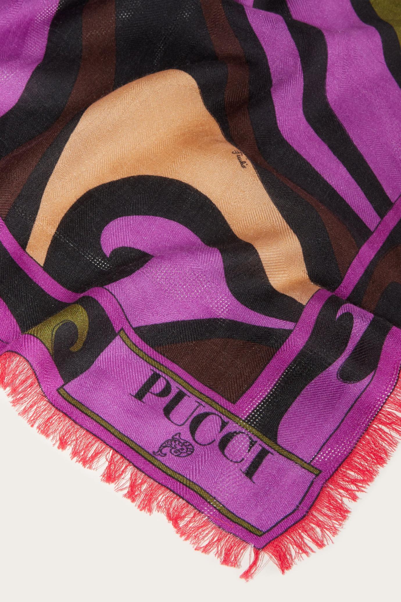PUCCI Silks | Women Marmo-Jacquard Large Scarf