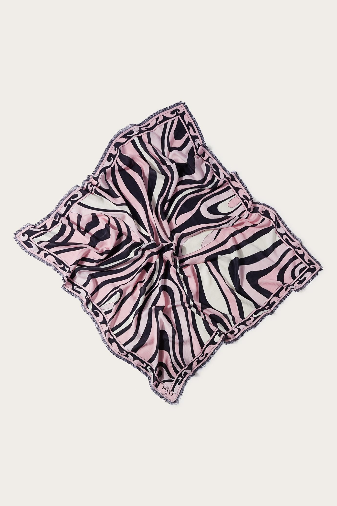 PUCCI Silks | Women Marmo-Print Large Scarf