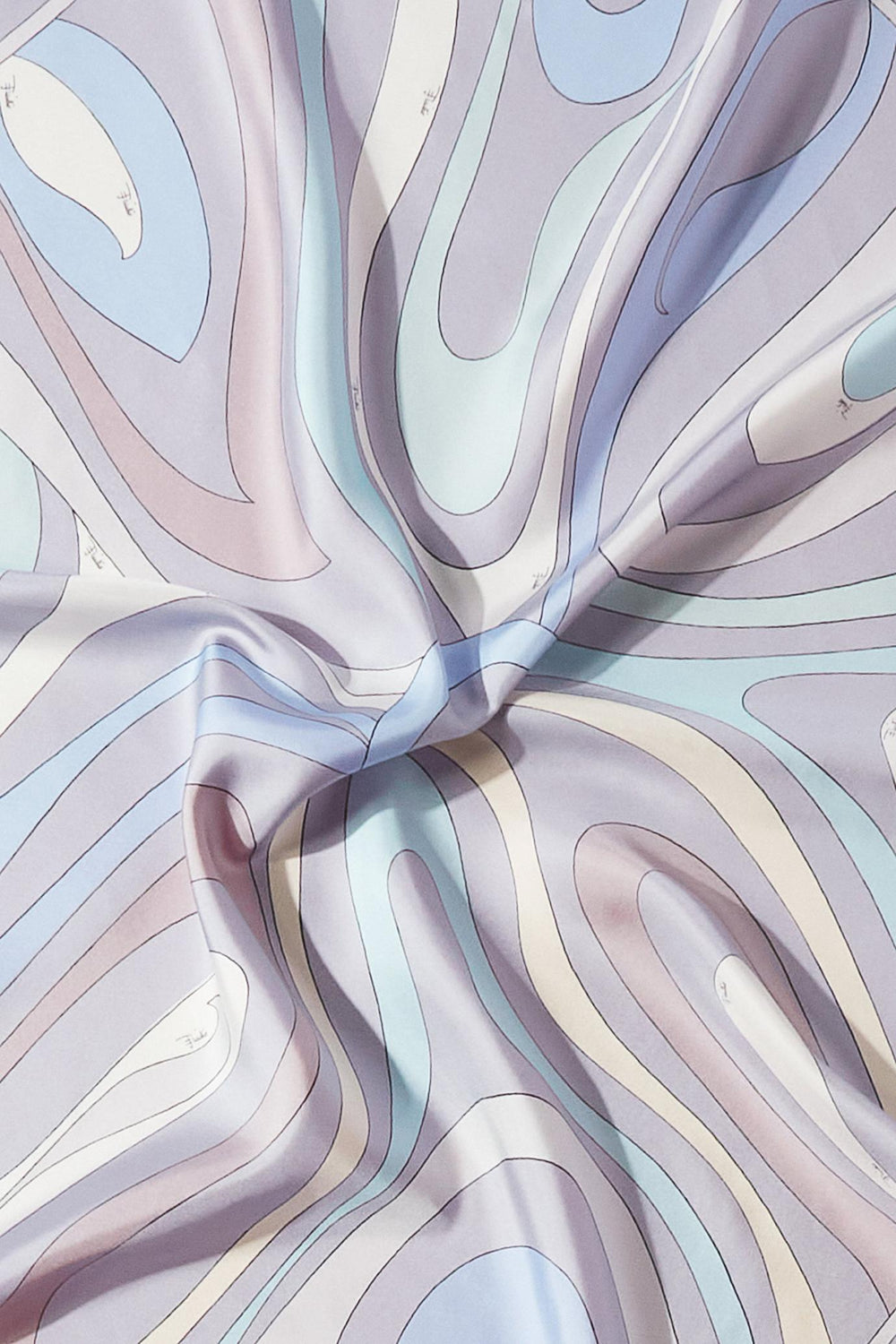 PUCCI Silks | Women Marmo-Print Large Silk-Twill Carré