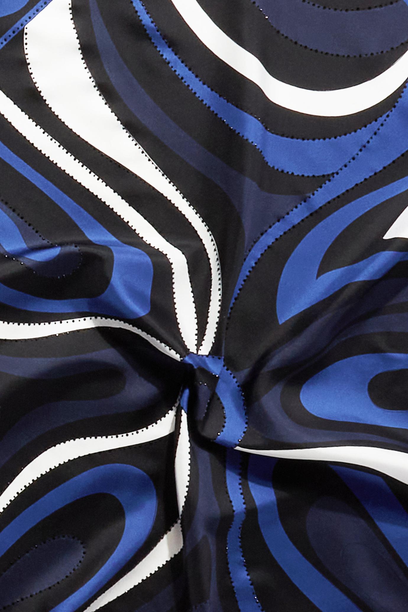 PUCCI Silks | Women Marmo-Print Large Silk-Twill Carré