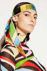 PUCCI Silks | Women Marmo-Print Silk Twill Scarf