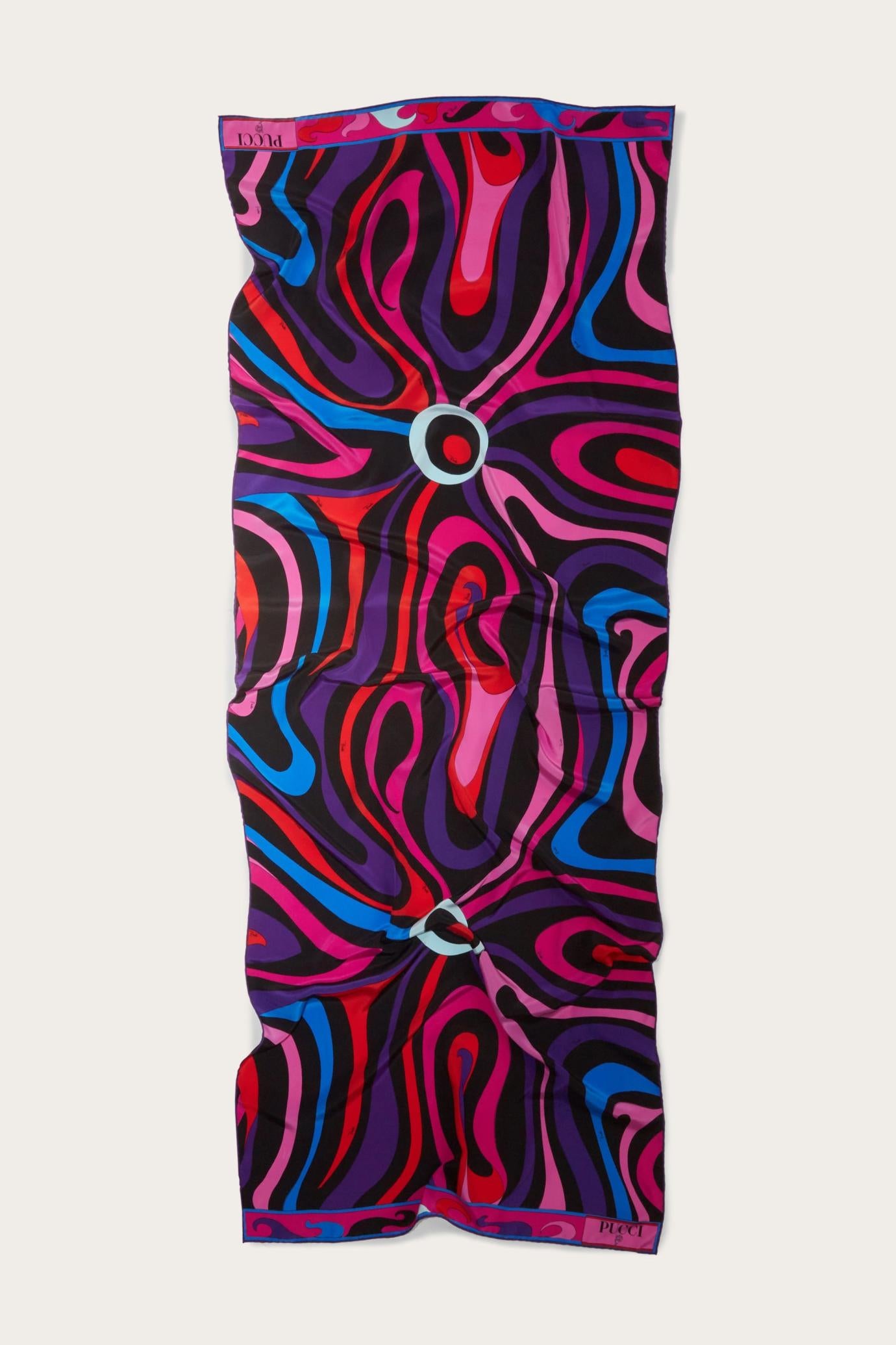 PUCCI Silks | Women Marmo-Print Silk-Twill Stole
