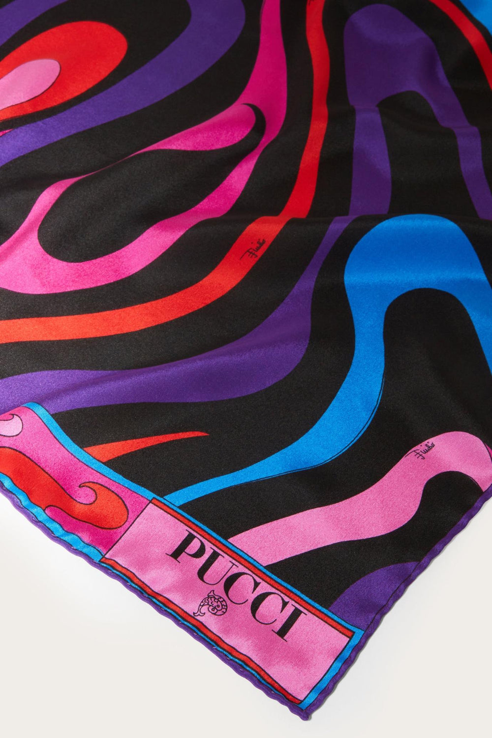 PUCCI Silks | Women Marmo-Print Silk-Twill Stole