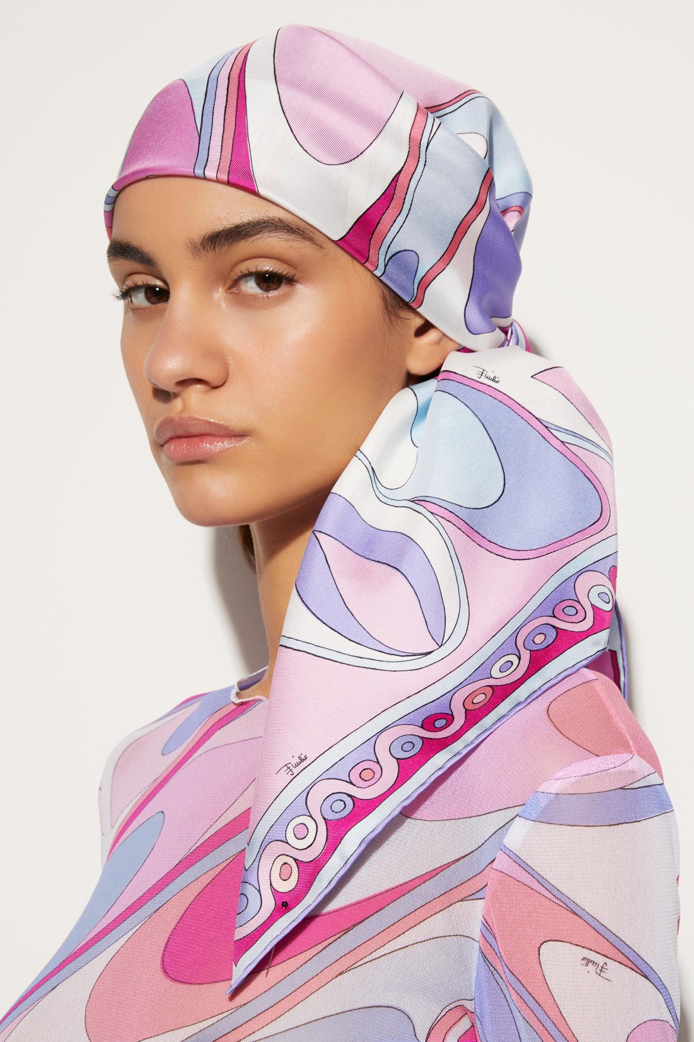 PUCCI Silks | Women Onde-Print Silk Scarf