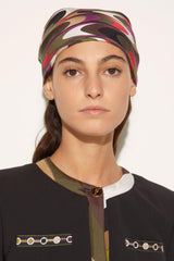 PUCCI Silks | Women Onde-Print Small Silk-Twill Carré