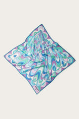 PUCCI Silks | Women Onde-Print Small Silk-Twill Carré