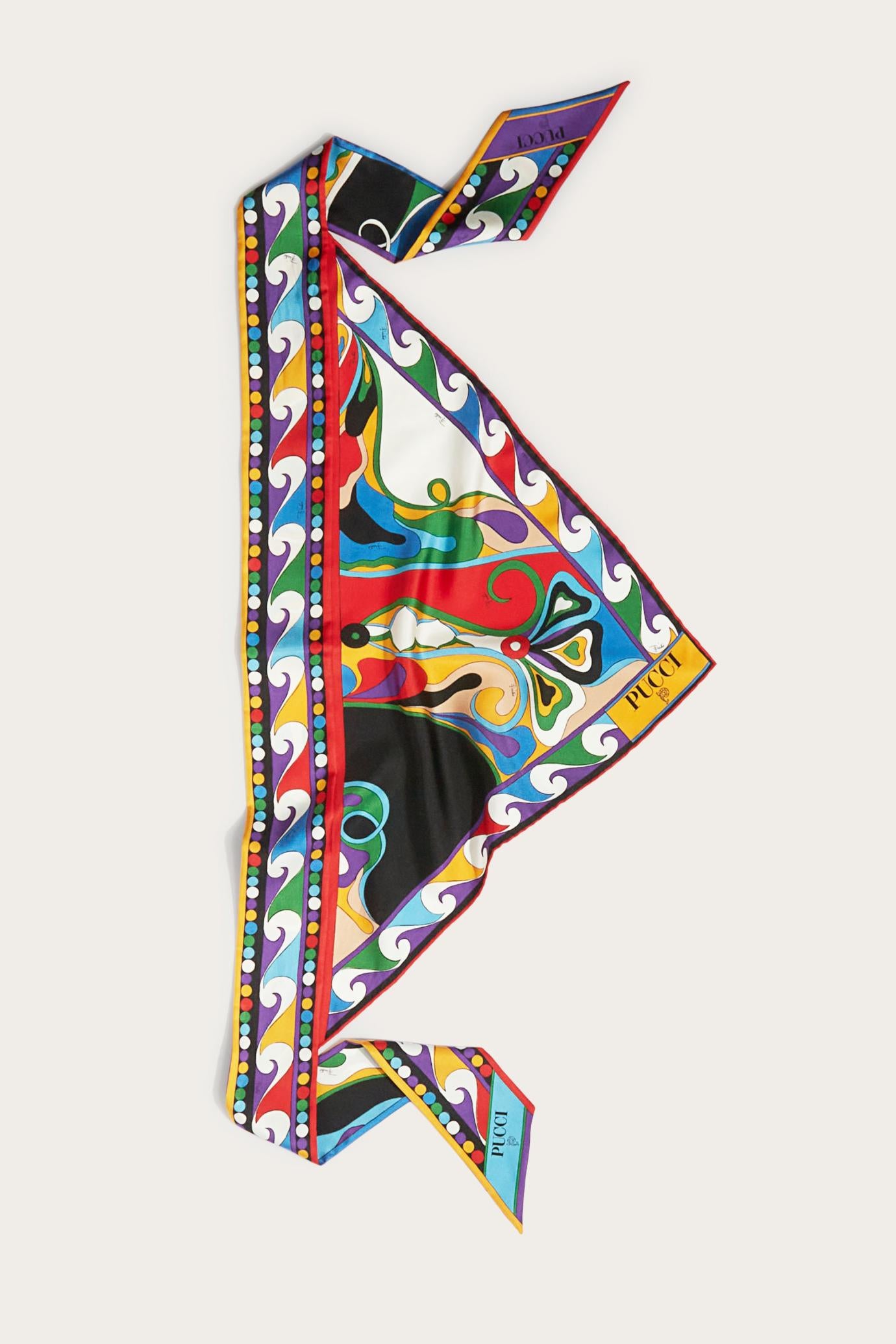 PUCCI Silks | Women Orchidee-Print Silk-Twill Scarf