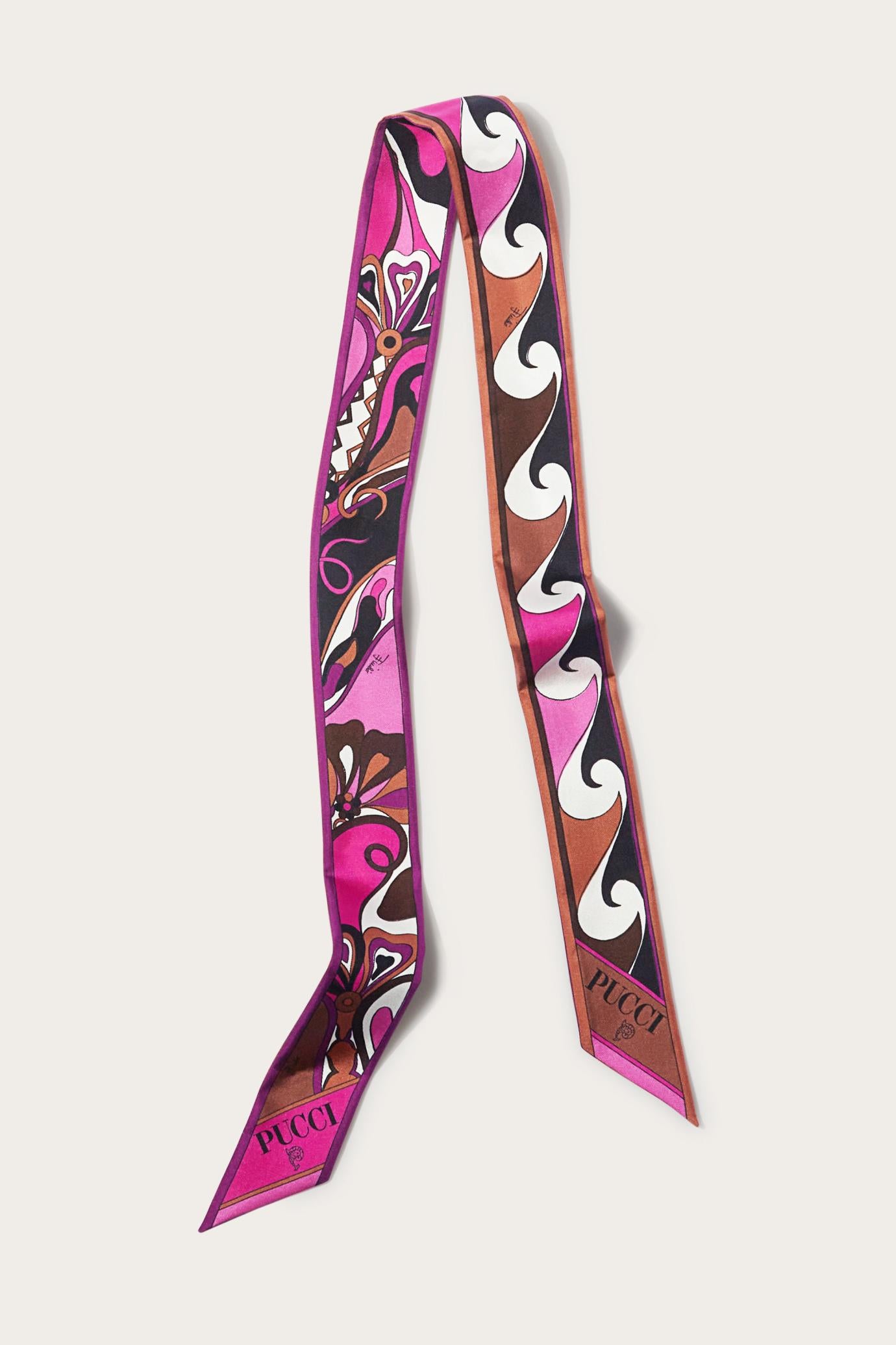 PUCCI Silks | Women Orchidee-Print Silk-Twill Scarf