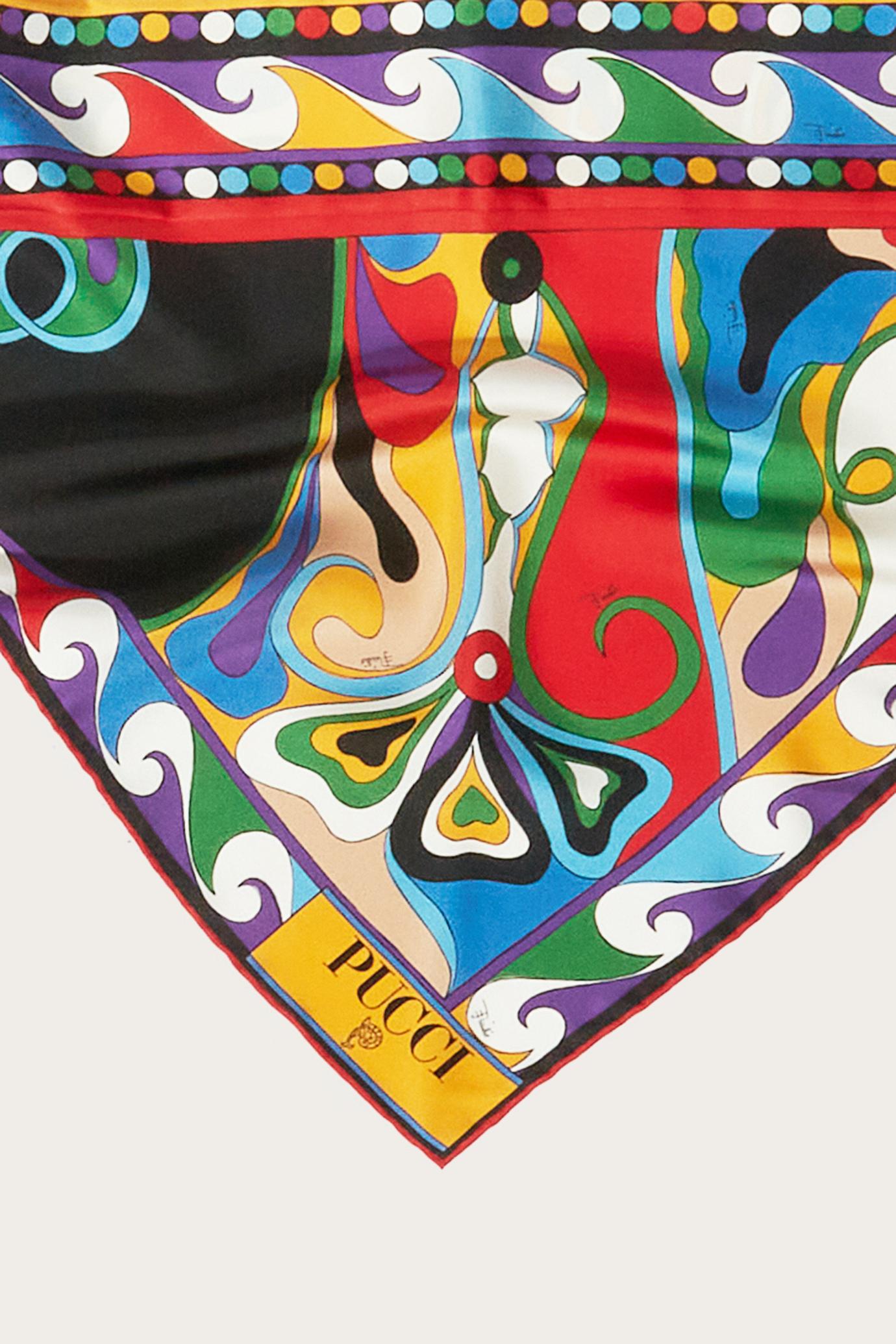 PUCCI Silks | Women Orchidee-Print Silk-Twill Scarf