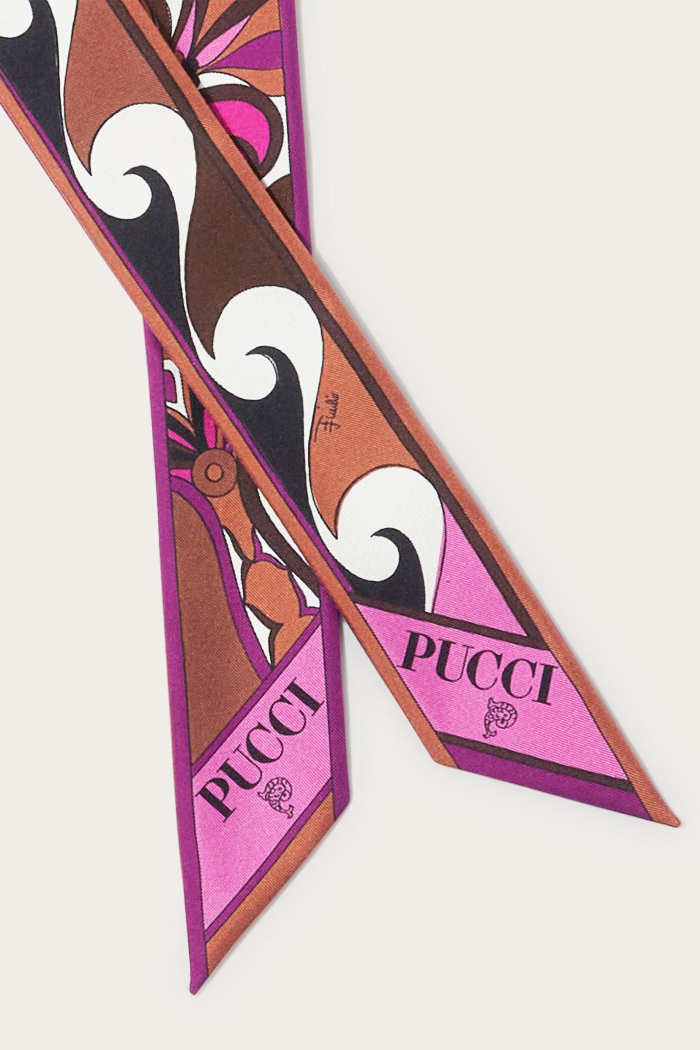 PUCCI Silks | Women Orchidee-Print Silk-Twill Scarf