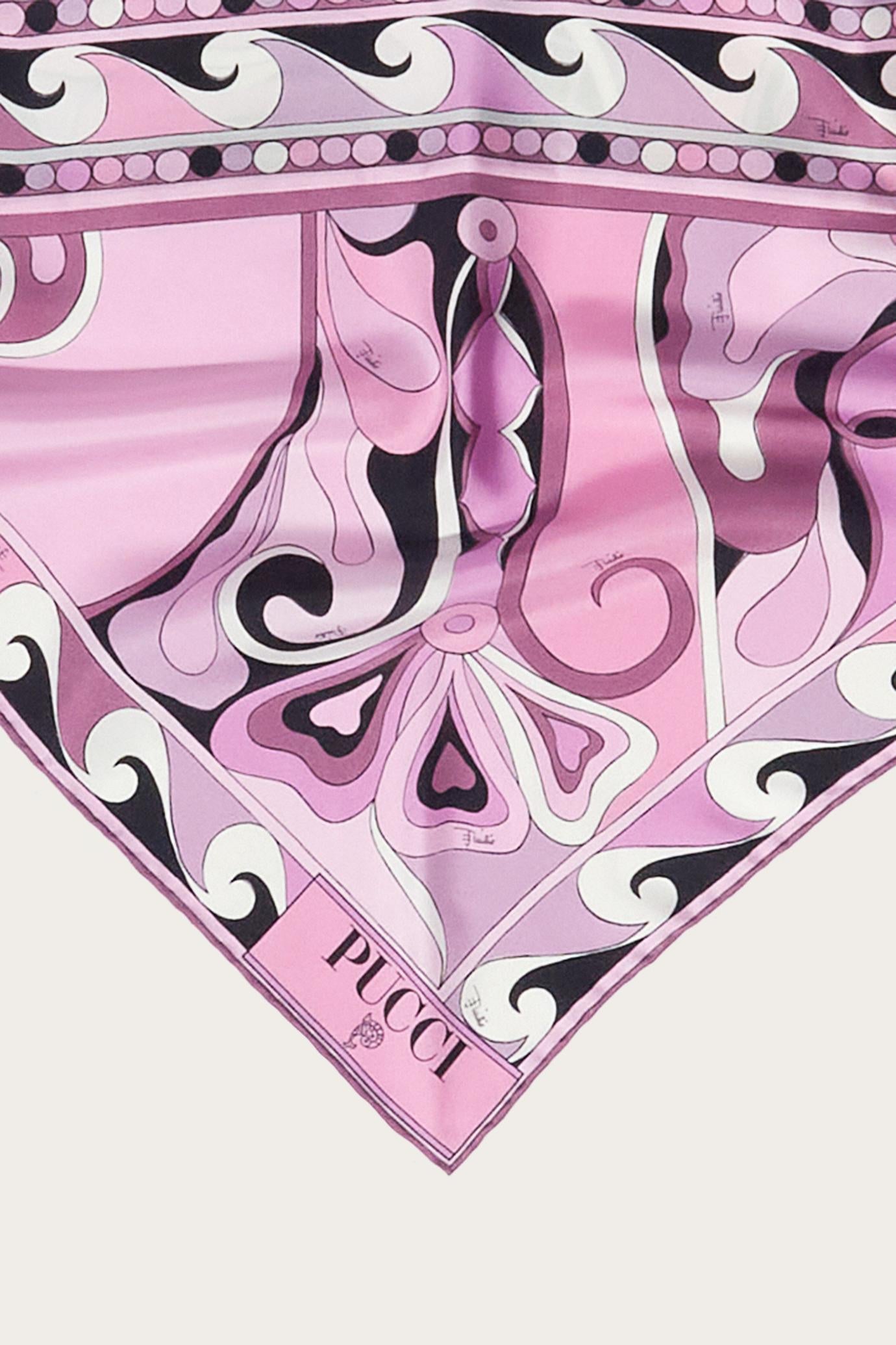 PUCCI Silks | Women Orchidee-Print Silk-Twill Scarf