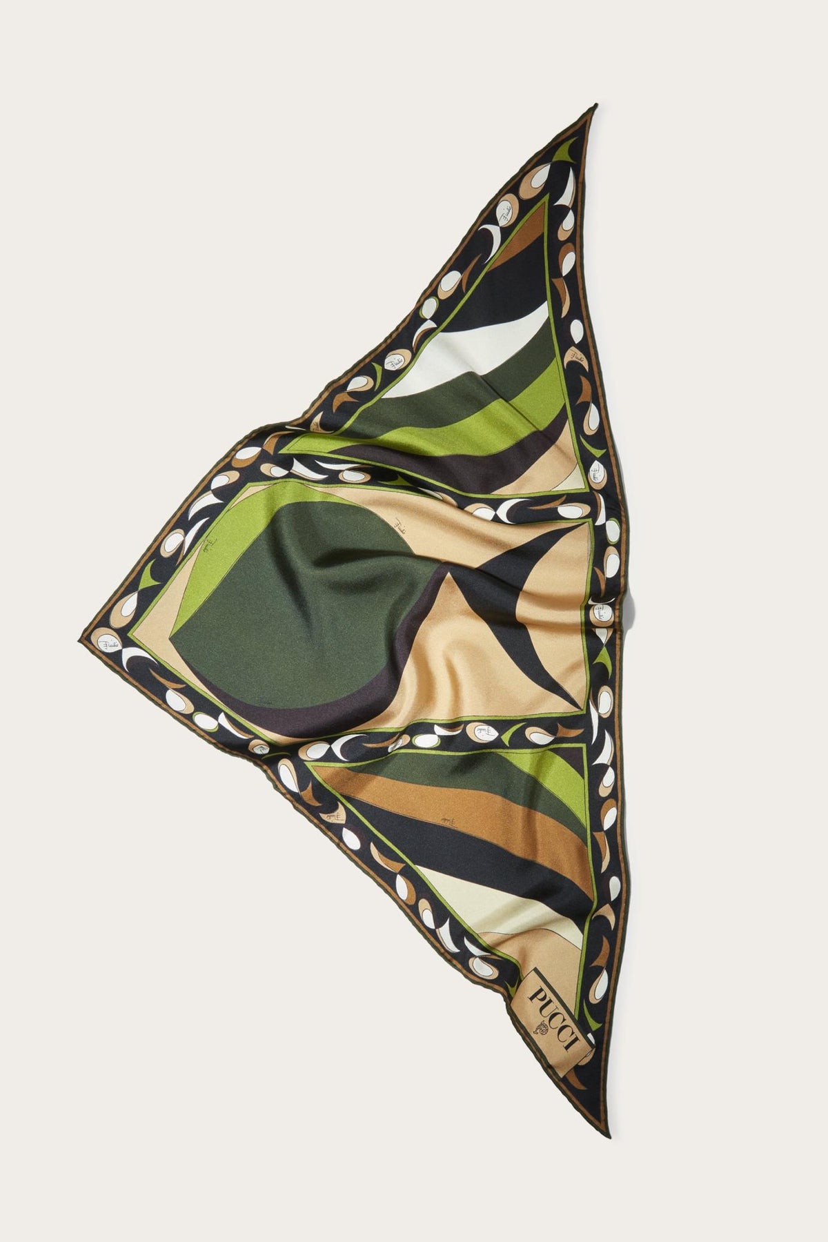 PUCCI Silks | Women Pesci-Print Large Silk-Twill Scarf