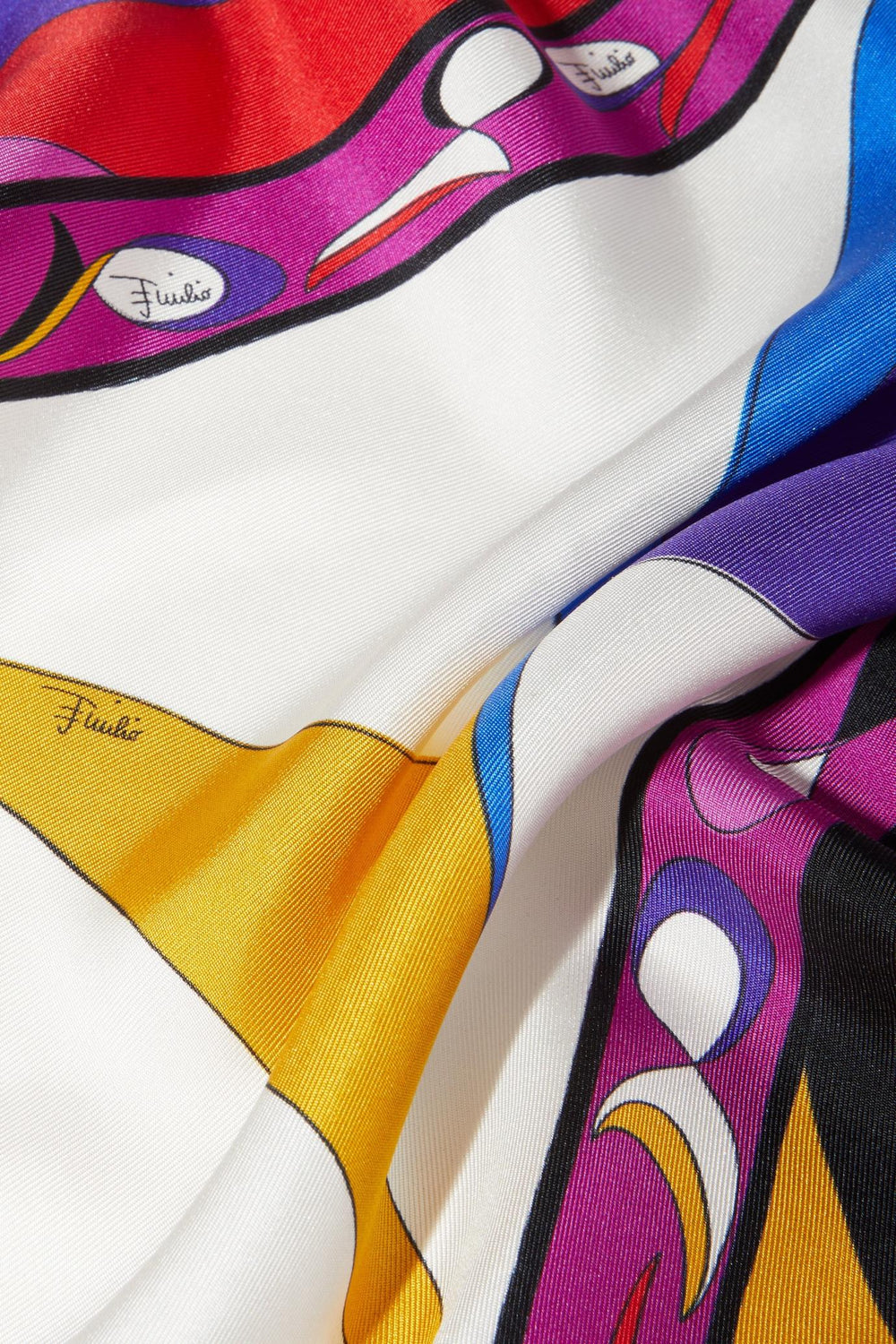 PUCCI Silks | Women Pesci-Print Large Silk-Twill Scarf