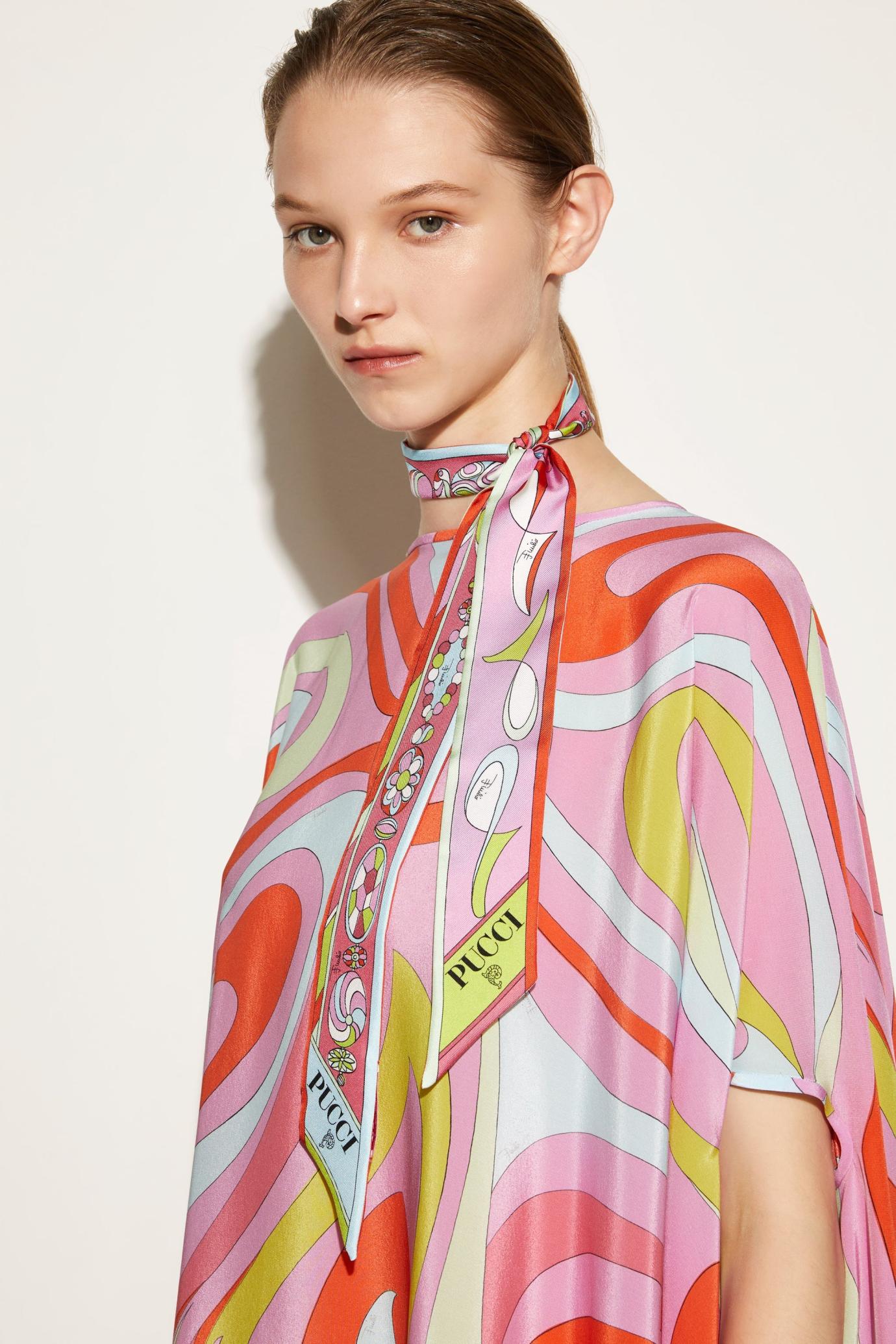 PUCCI Silks | Women Pesci-Print Silk-Twill Bandeau