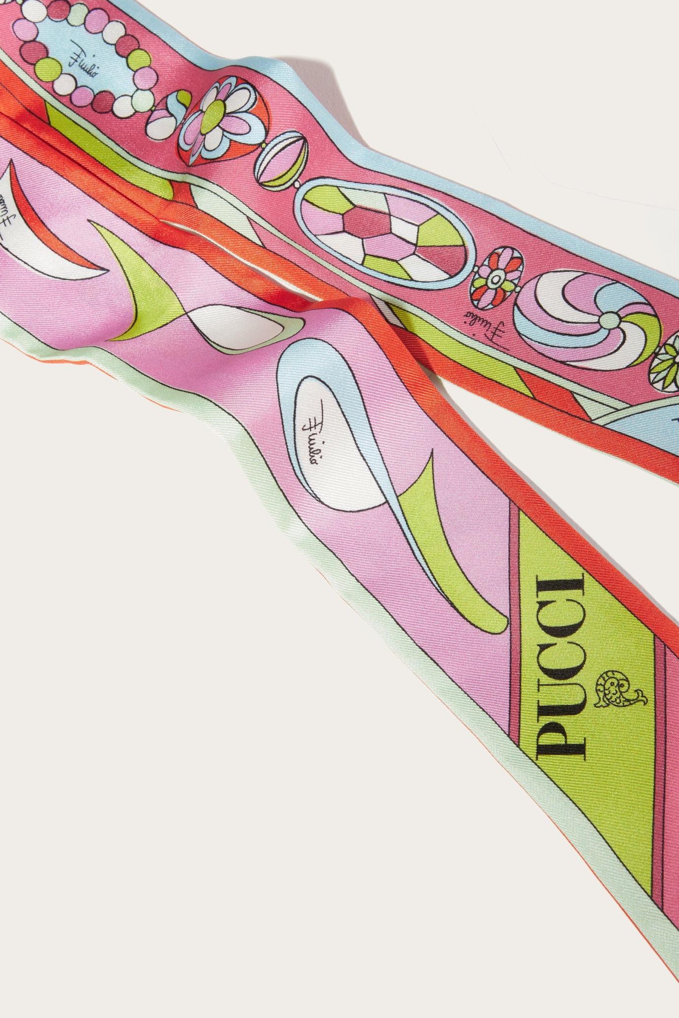 PUCCI Silks | Women Pesci-Print Silk-Twill Bandeau