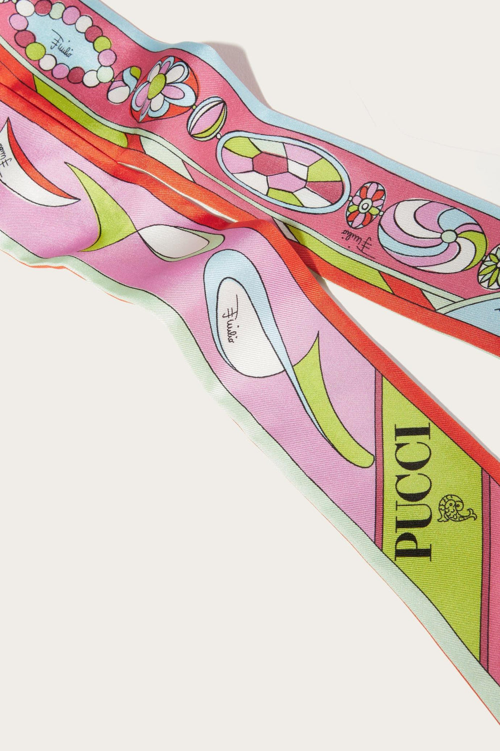 PUCCI Silks | Women Pesci-Print Silk-Twill Bandeau