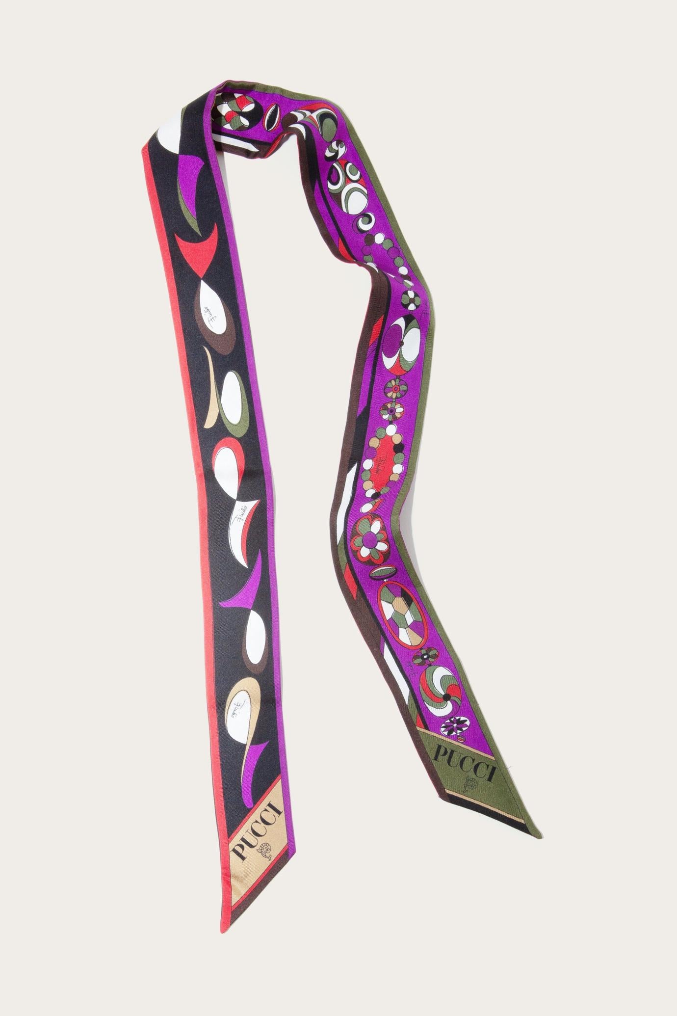 PUCCI Silks | Women Pesci-Print Silk-Twill Scarf