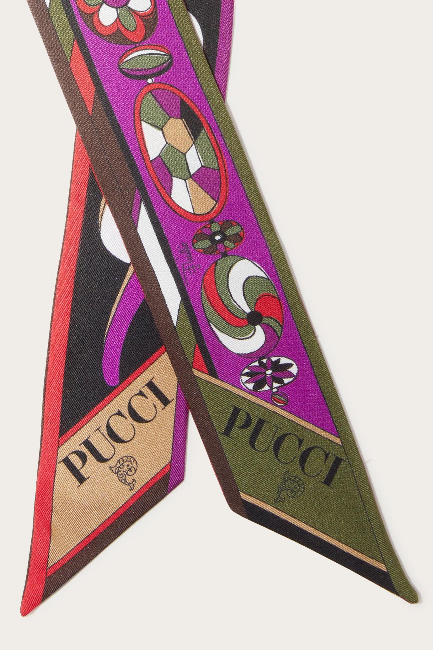 PUCCI Silks | Women Pesci-Print Silk-Twill Scarf