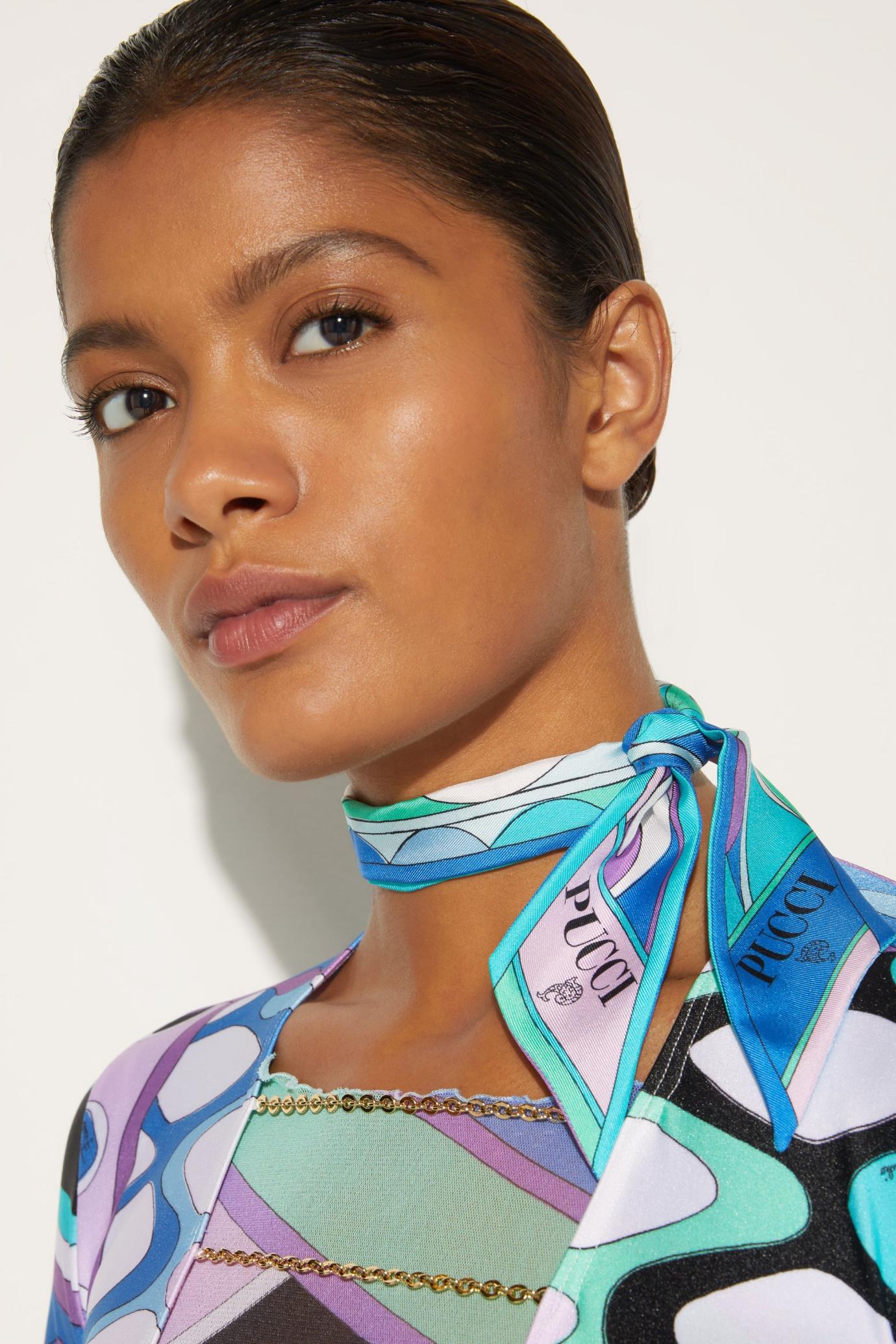 PUCCI Silks | Women Rombi-Print Silk-Twill Scarf