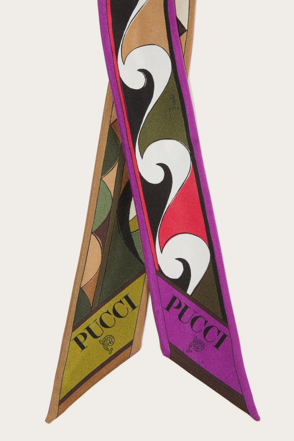 PUCCI Silks | Women Rombi-Print Silk-Twill Scarf